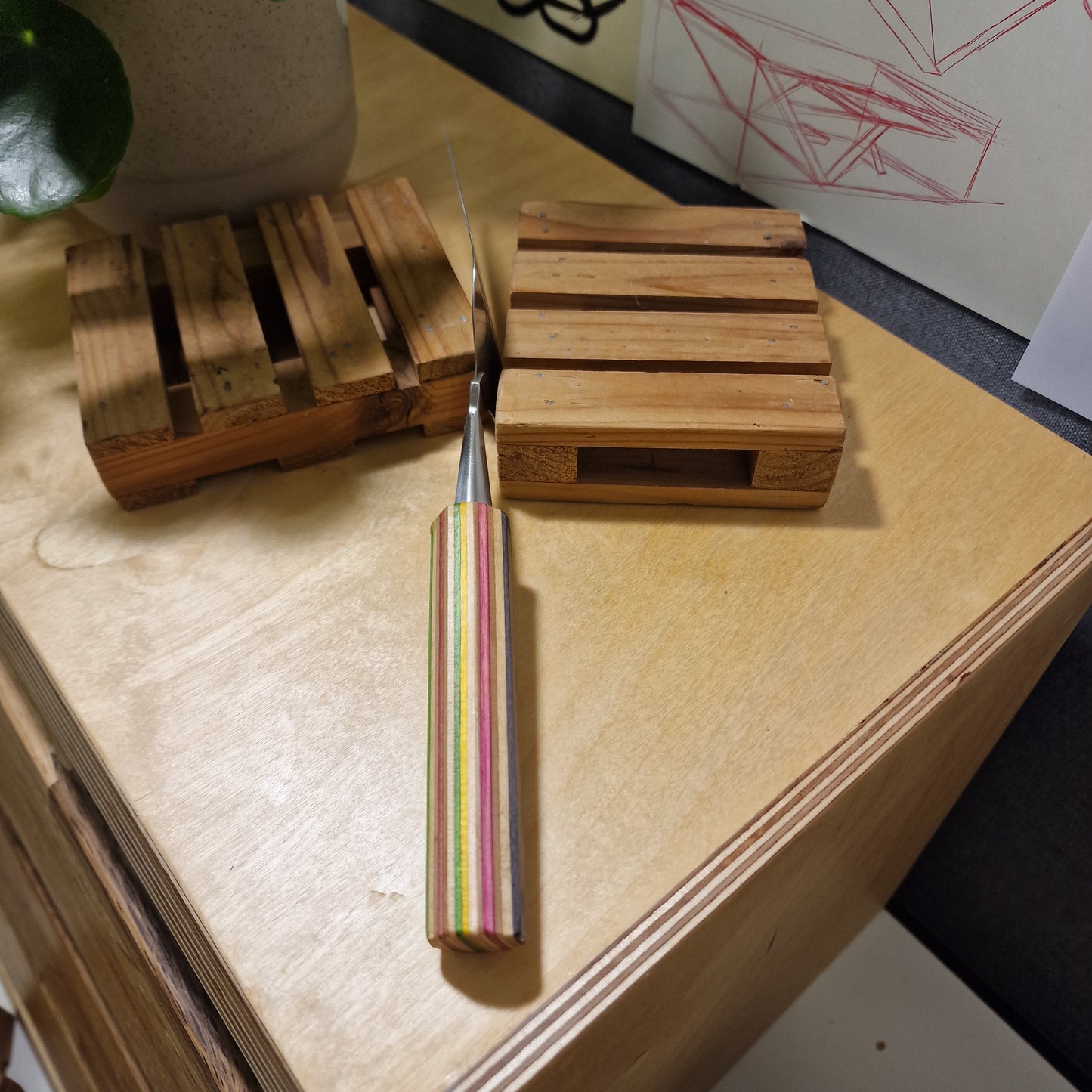 Tårtspade Av Återvunna Skateboards