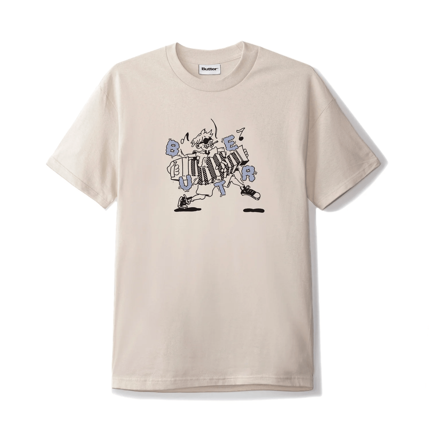 Butter Accordion Tee Sand