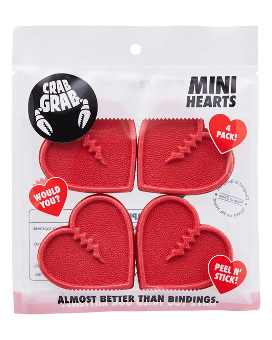 Crab Grab Mini Hearts Red