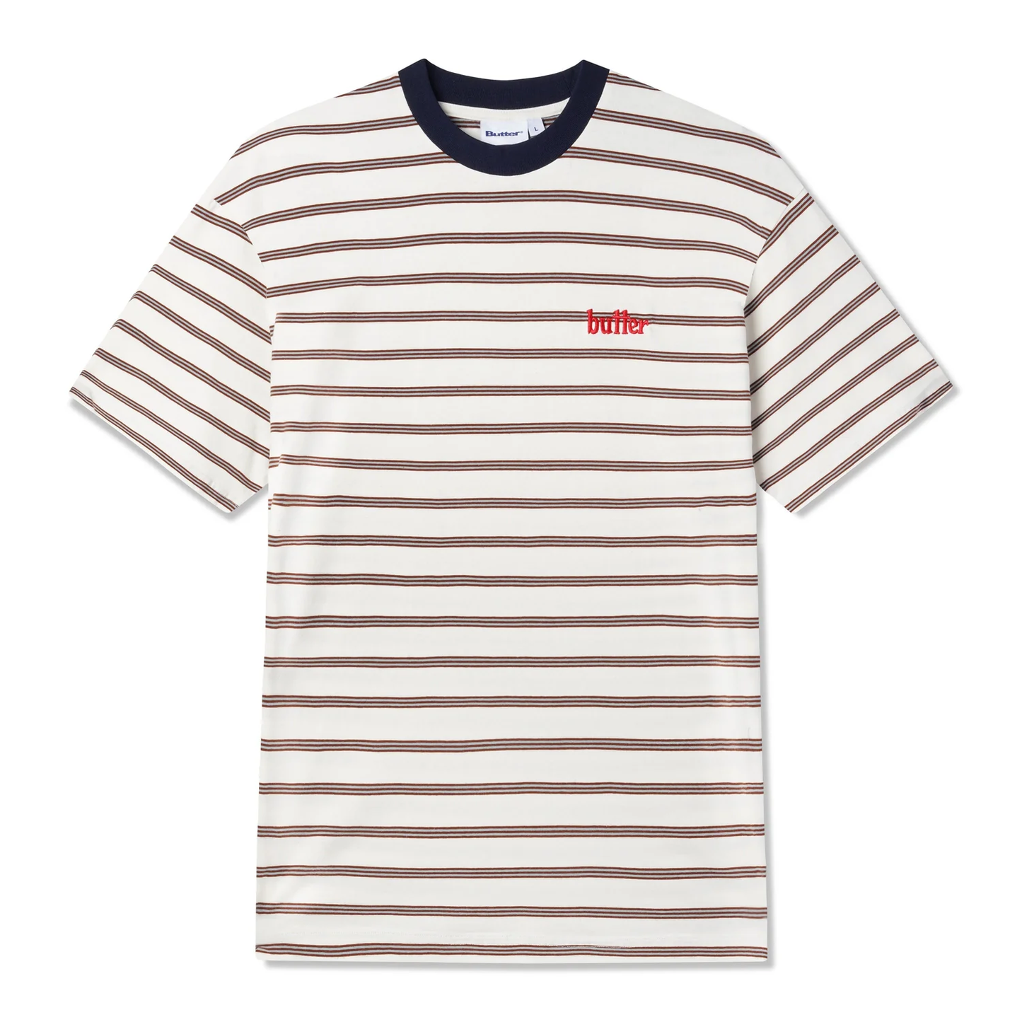 Butter Hyde Stripe Tee White