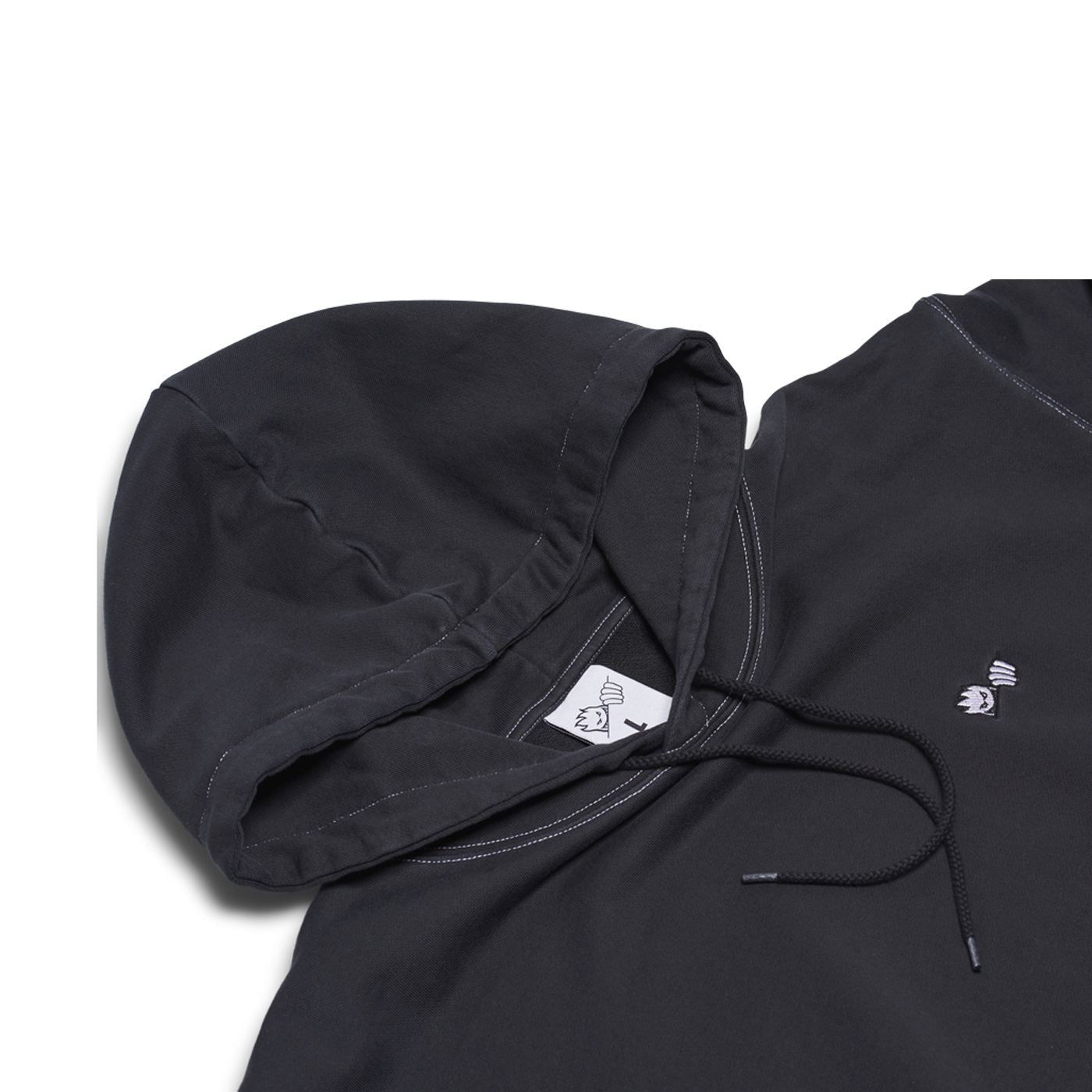 Last Resort X Spitfire Swirl Hoodie Washed Black