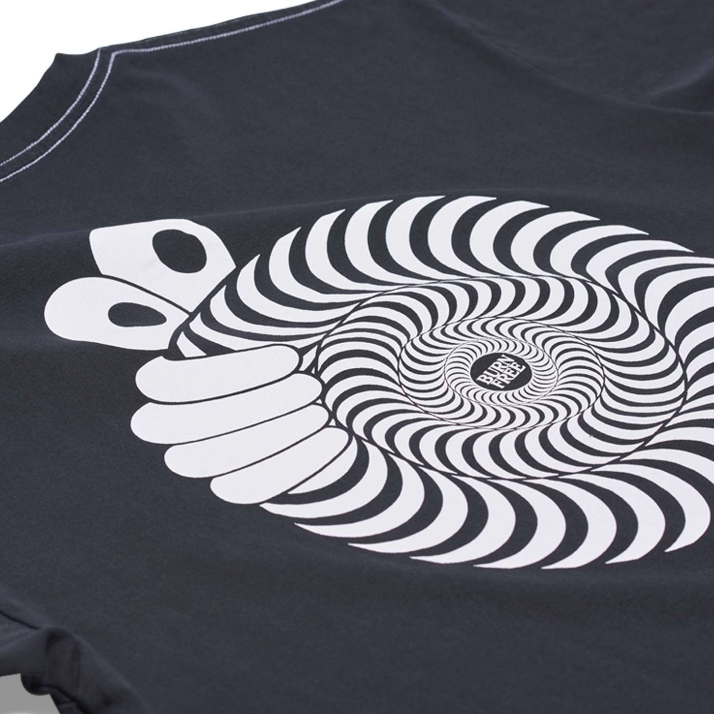 Last Resort X Spitfire Swirl Tee Black