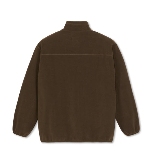 Polar BASIC FLEECE JACKET - BROWN