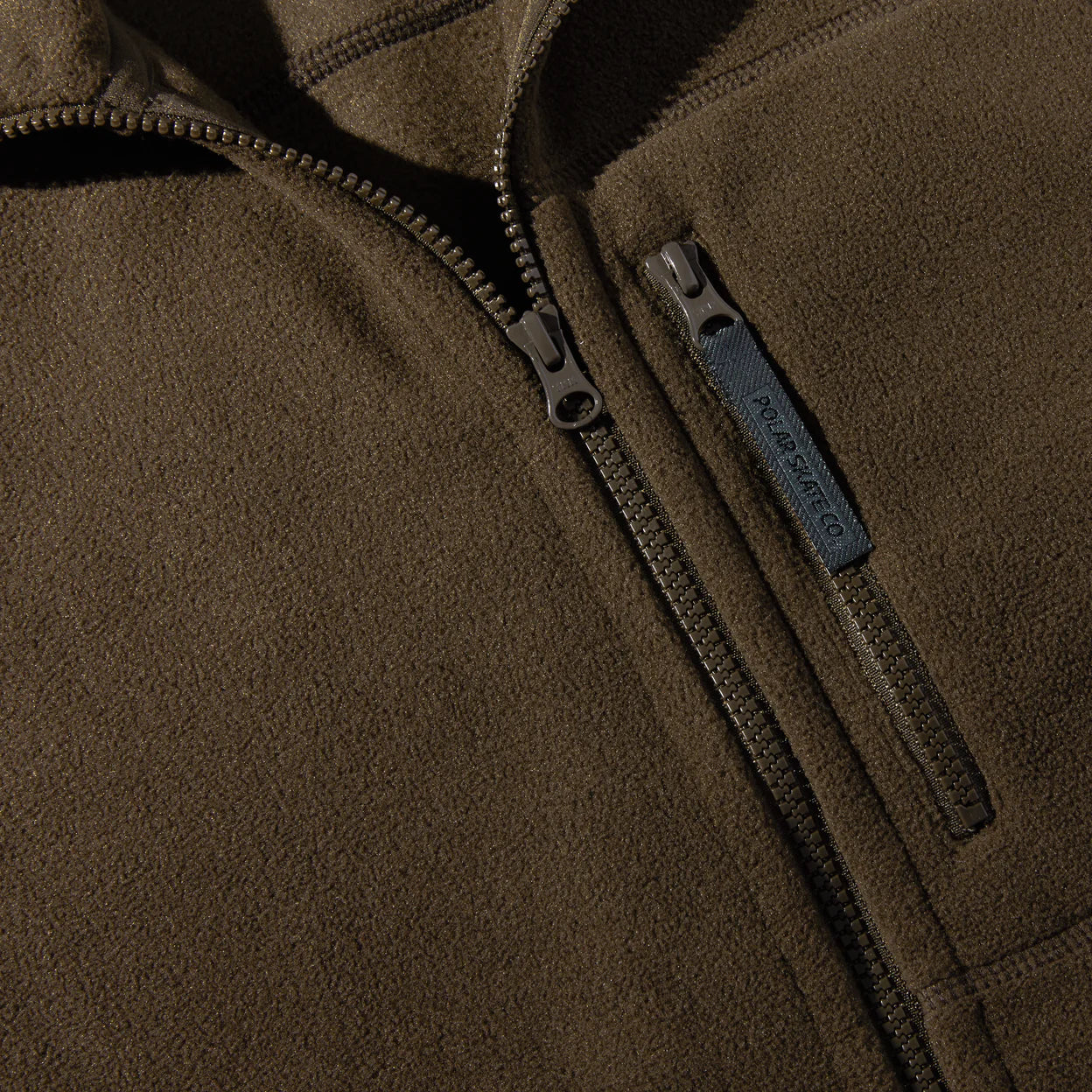 Polar BASIC FLEECE VEST - BROWN