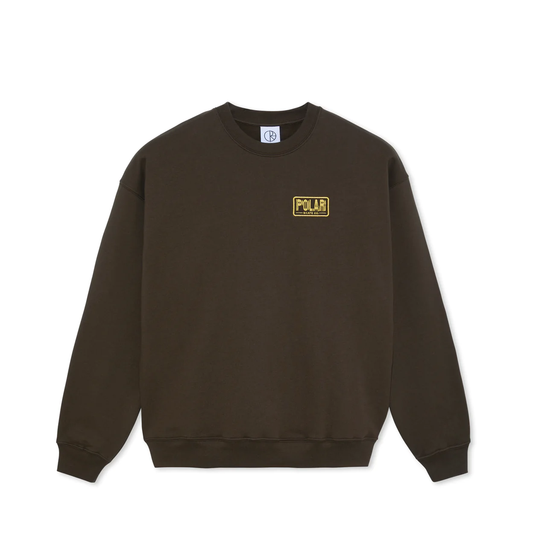 Polar DAVE CREWNECK | EARTHQUAKE - Brown
