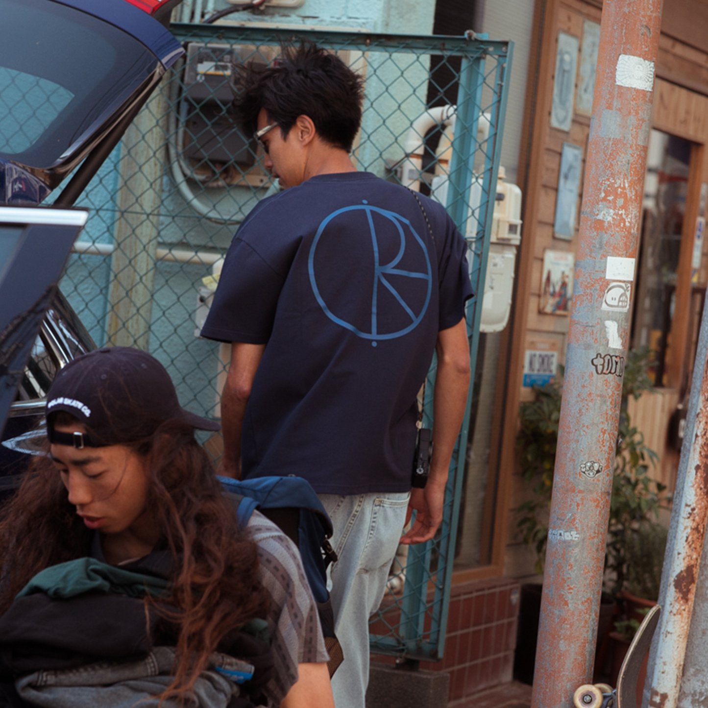Polar Stroke Logo Tee Navy / Blue