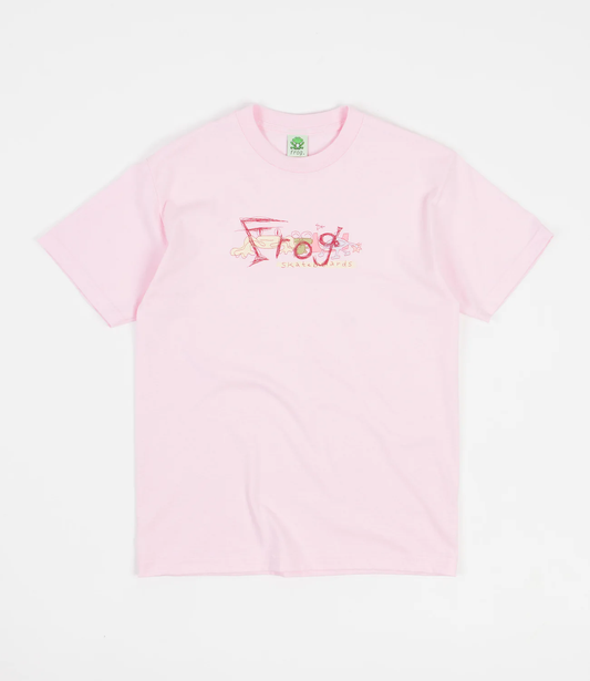 Frog Busy Tee Pink Tone