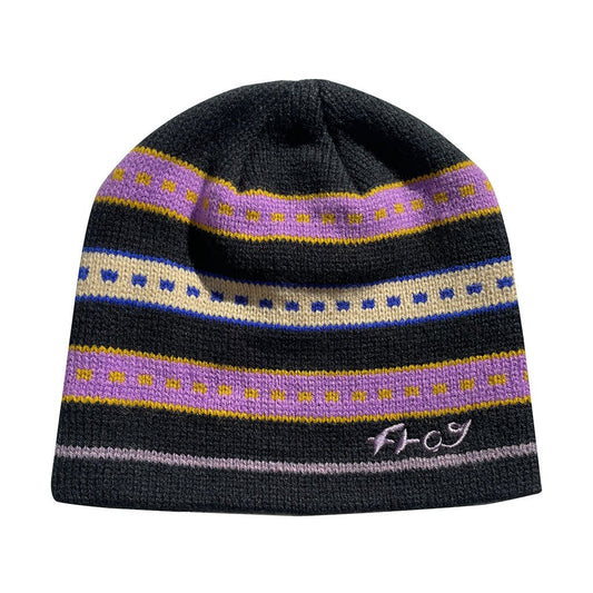 Frog Lost Beanie Purple