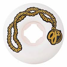 OJ Wheels Mini Chubbies (UK) Lil Bling Blings 99A White 45 MM