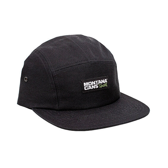 Montana Cap 5Panel Typo+Logo Black