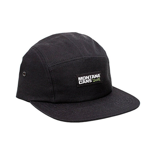 Montana Cap 5Panel Typo+Logo Black