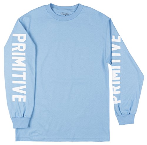 Primitive Block L/S Tee - Carolina Blue
