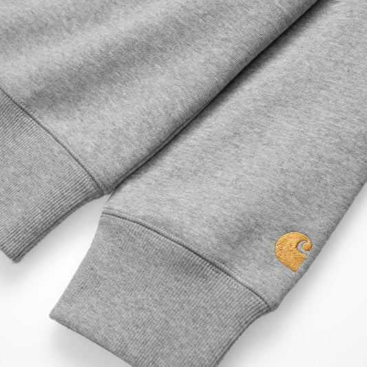 Carhartt Chase Sweatshirt Grey Heather / Gold