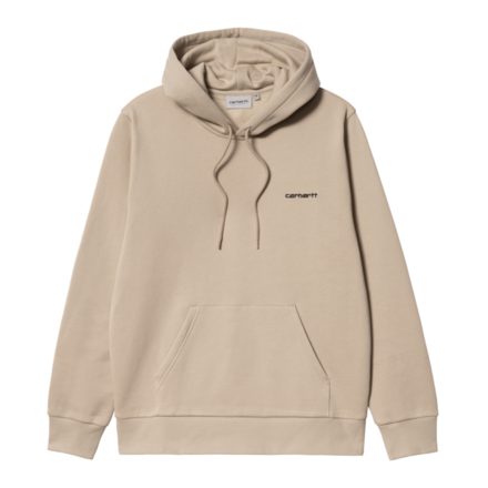 Carhartt Hooded Script Embroidery Sweatshirt Wall / Black