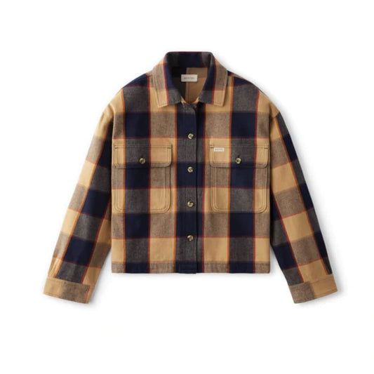 Brixton Bowery W L/S Flannel Khaki