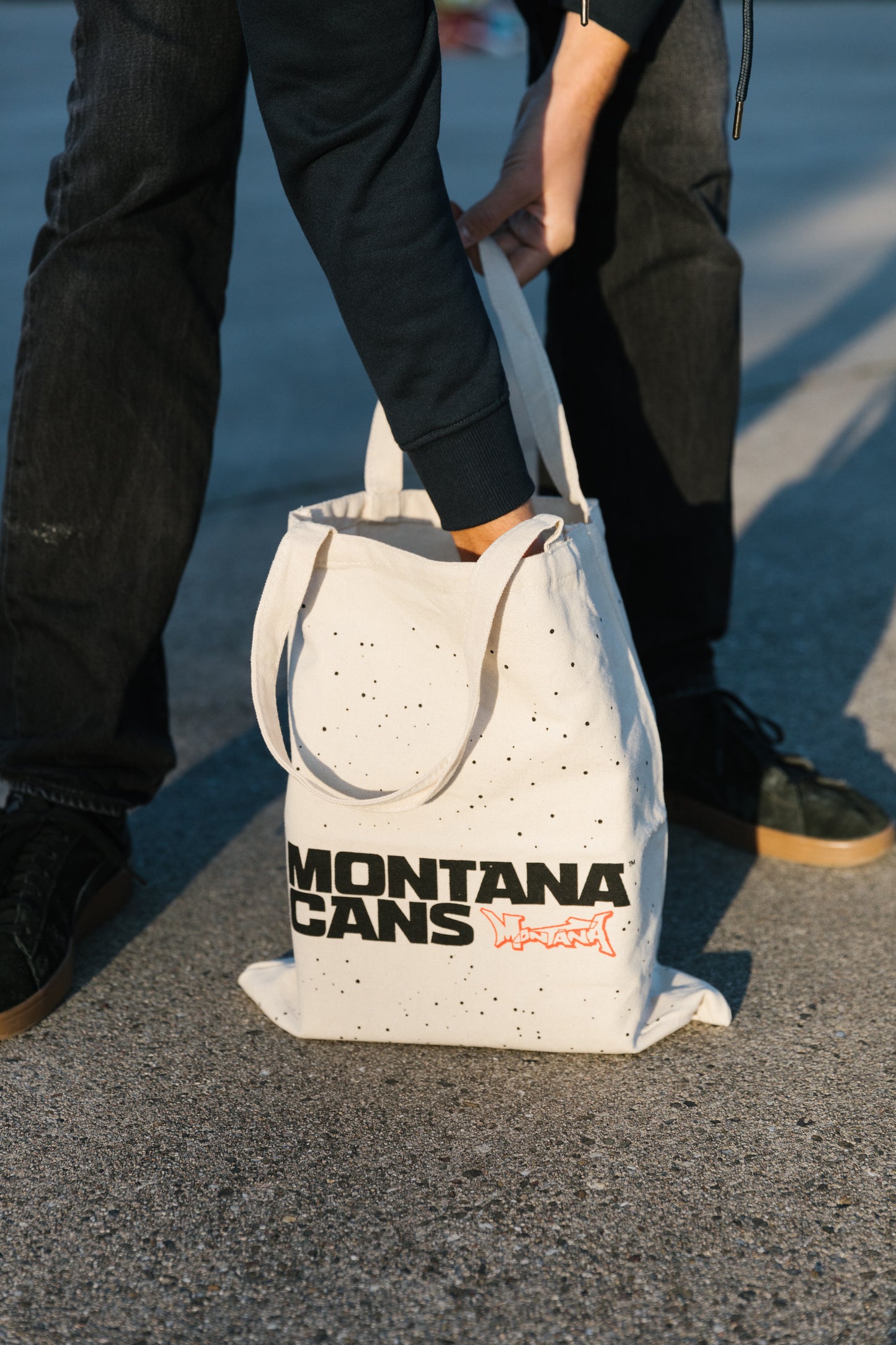 Montana Bag Cotton Logo+Stars Natural