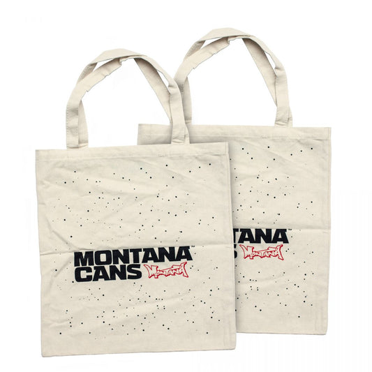 Montana Bag Cotton Logo+Stars Natural