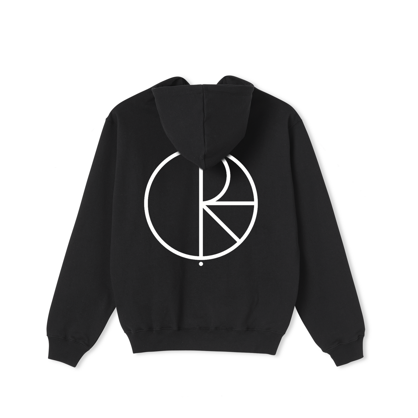 Polar Stroke Logo Hoodie - Black