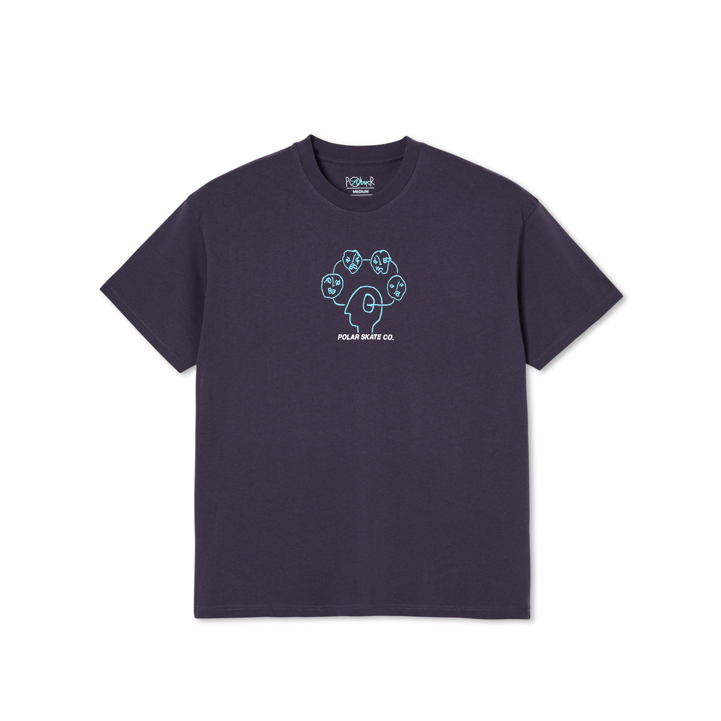 Polar Head Space Tee Dark Violet