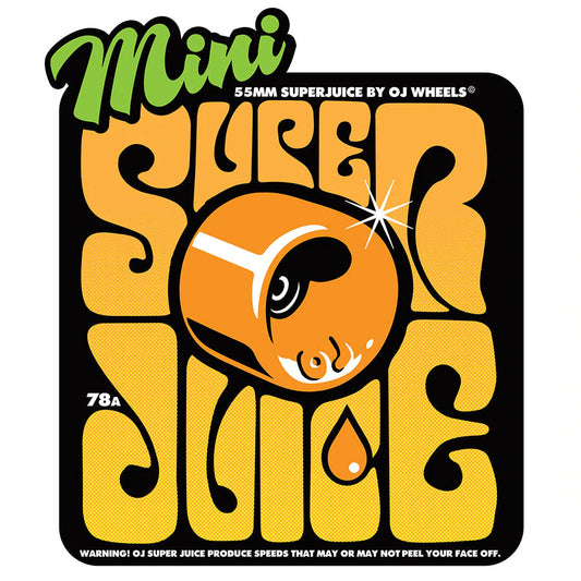 OJ Soft Wheels Mini Super Juice 78a White 55MM