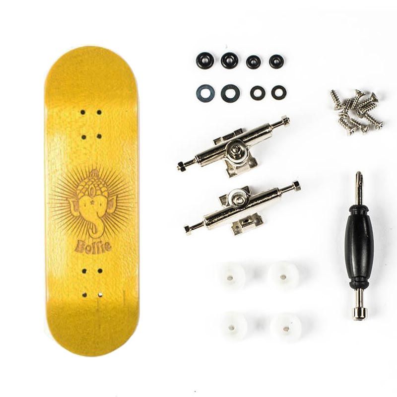 Bollie Fingerboard Mini Logo Set gul