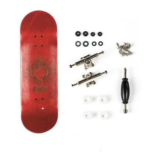Bollie Fingerboard Mini Logo Set Röd