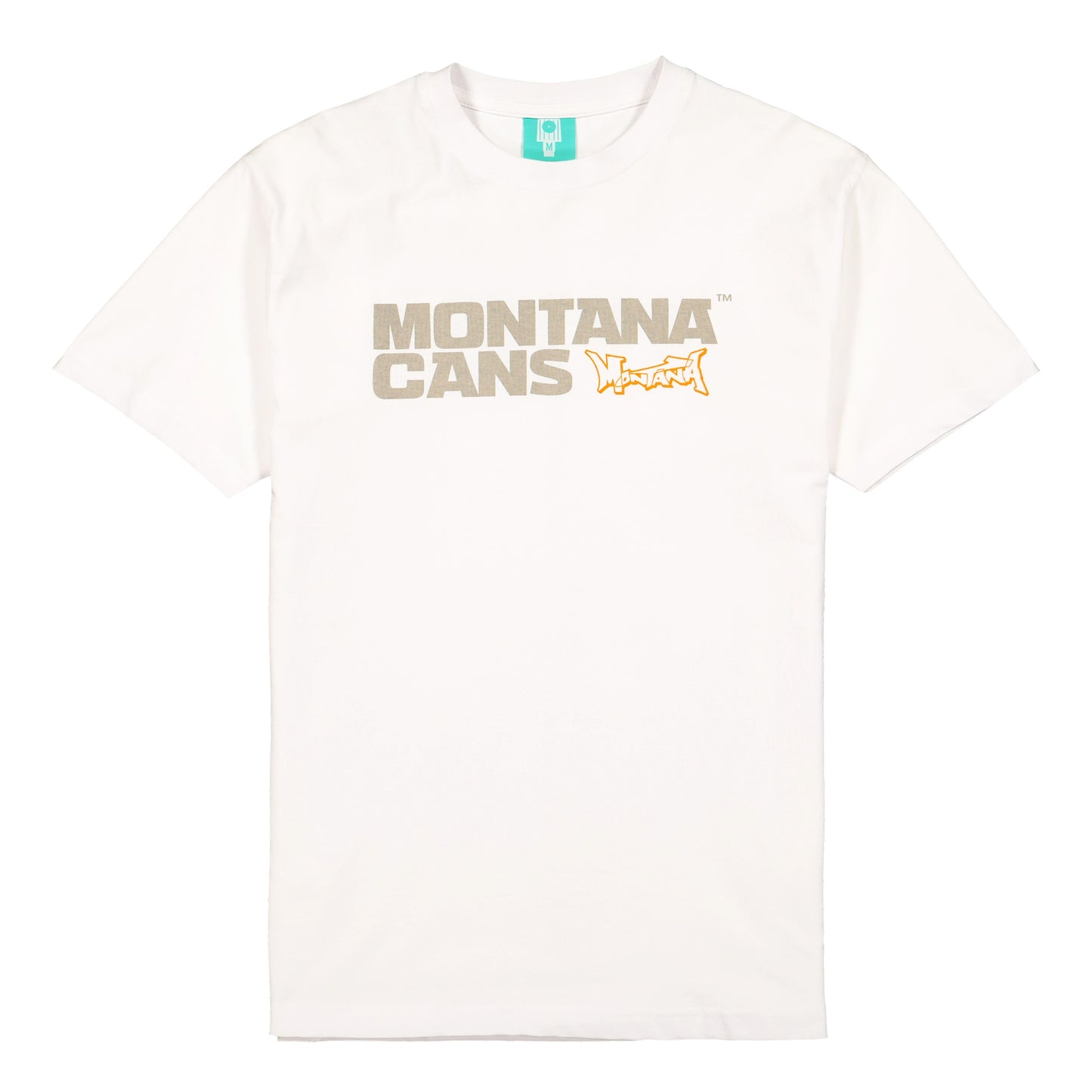 Montana T-Shirt Typo Logo White