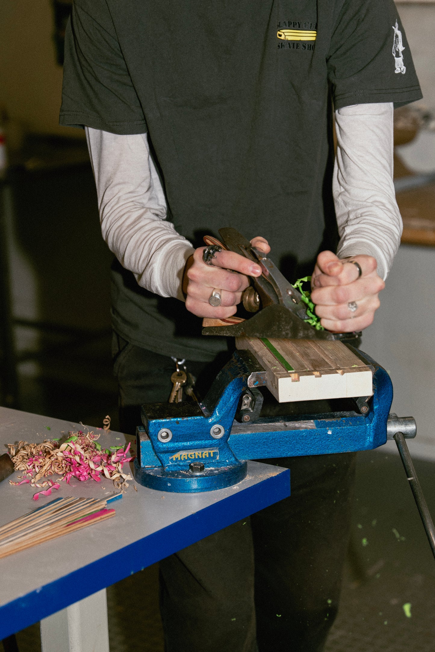 Chopsticks - recycled skateboard