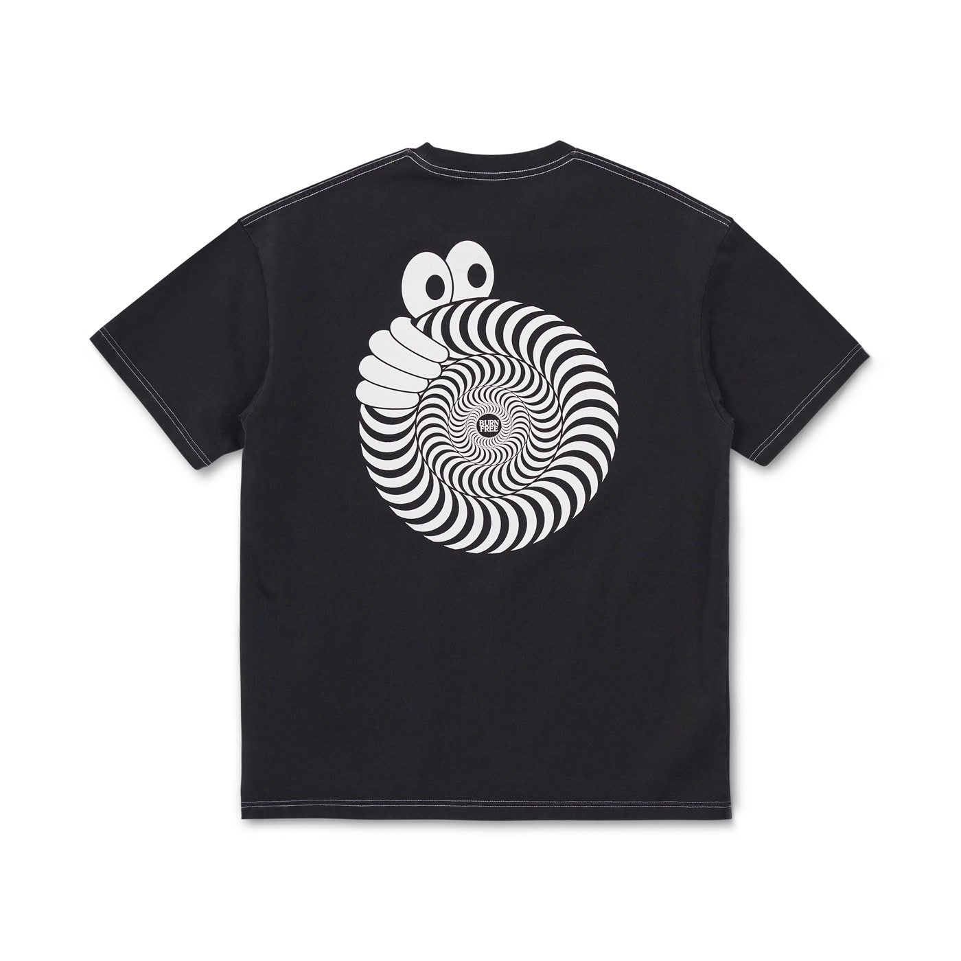 Last Resort X Spitfire Swirl Tee Black