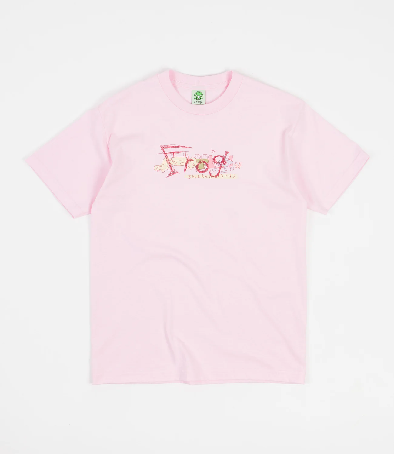 Frog Busy Tee Pink Tone
