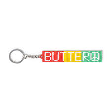 Butter Beaded Keychain Multi