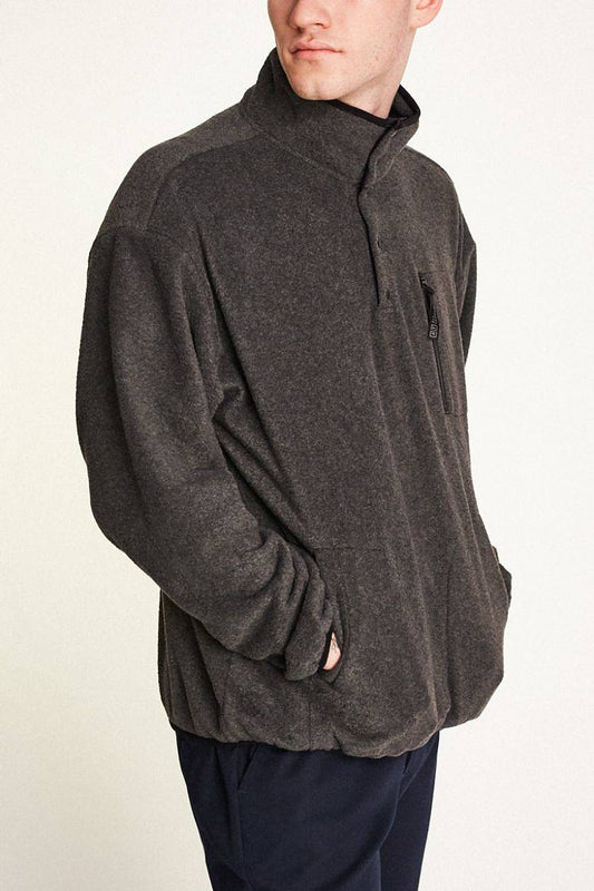 Brixton Pullover Heather Black