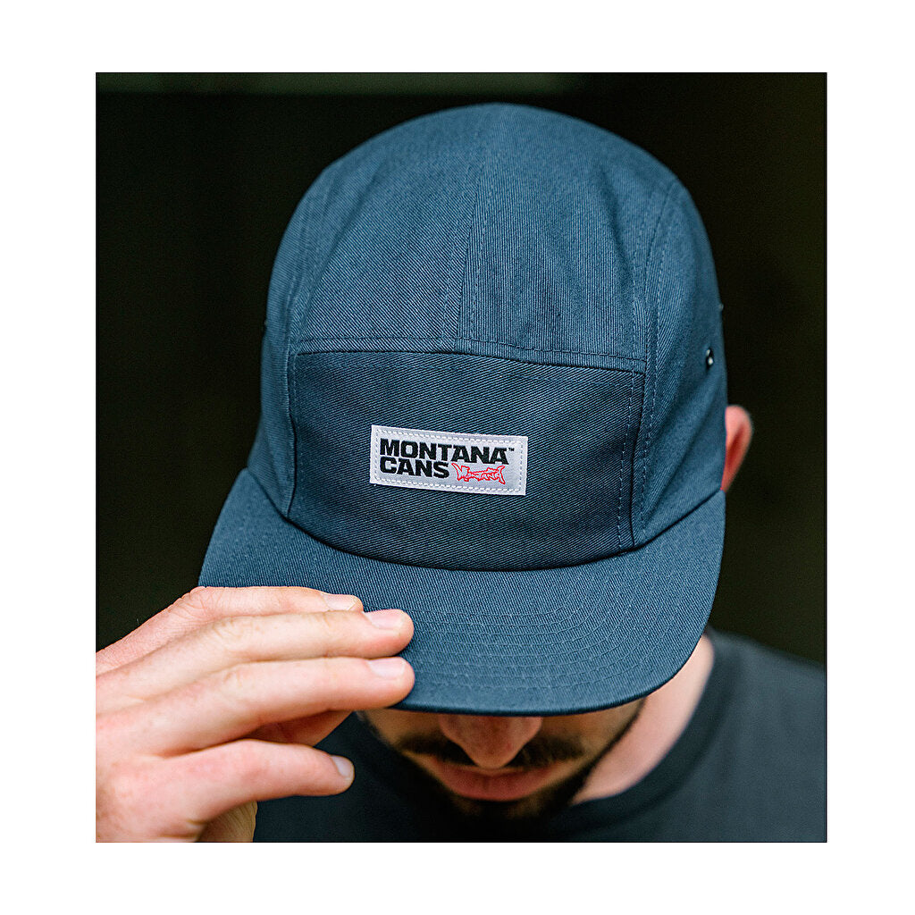 Montana Cap 5Panel Typo+Logo Navy