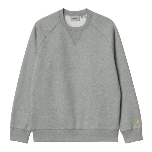 Carhartt Chase Sweatshirt Grey Heather / Gold