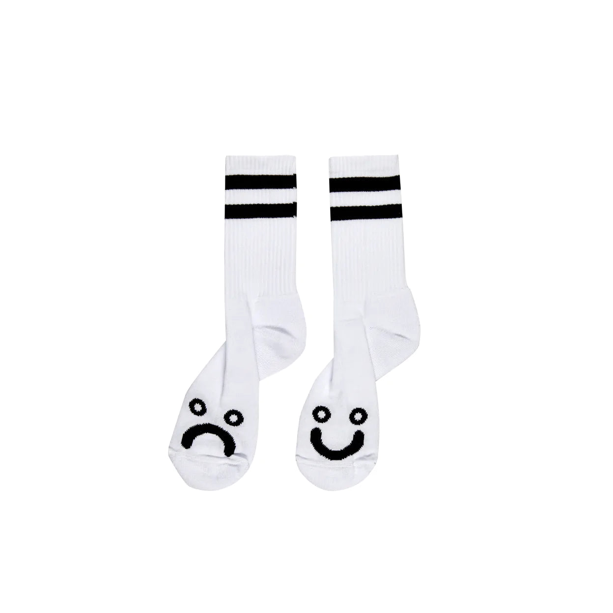 Polar Happy Sad Socks (White)