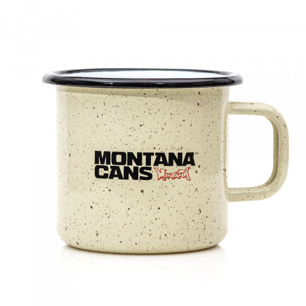 Montana Mug Enamel Logo Beige