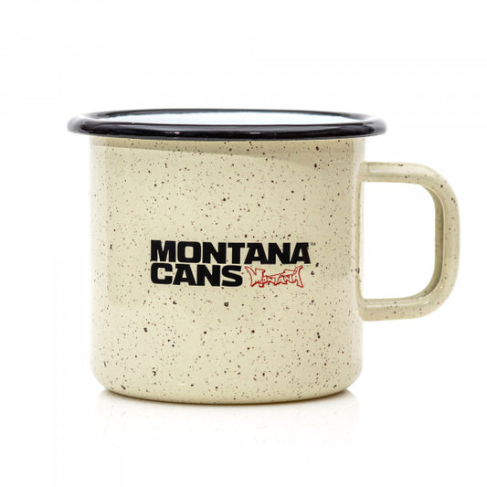 Montana Mug Enamel Logo Beige
