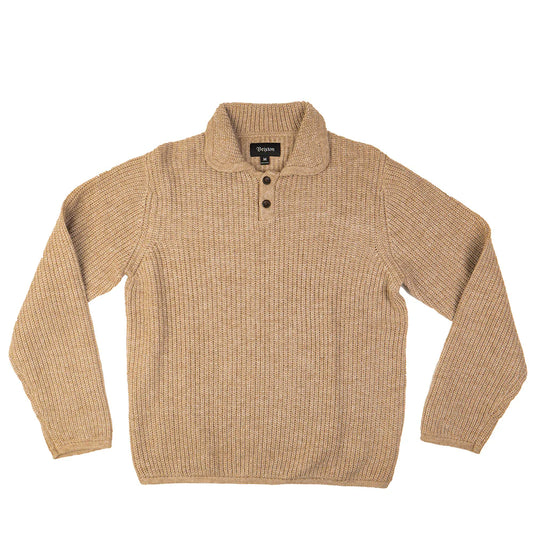 Brixton Greenpoint Henley Sweater - Natural
